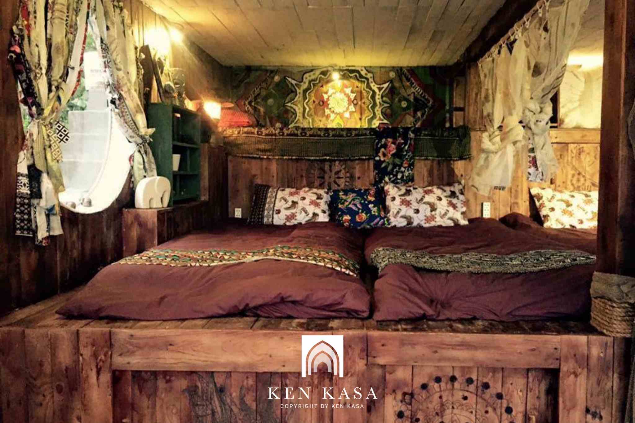 Mẫu thiết kế homestay nhà phố phong cách Bohemia 
